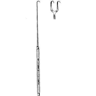 Sklar Joseph Skin Hook - 6-1/4", 2 Prongs, Sharp, 7mm - 47-2507 