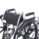 drive Poly-Fly High Strength Lightweight Wheelchair, Black with Silver Finish