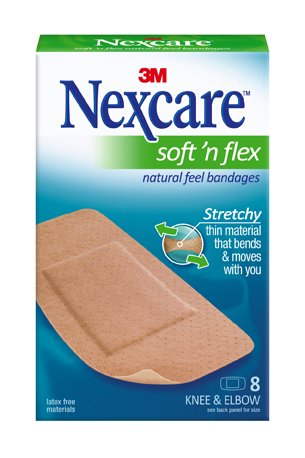 3M Company Nexcare Soft 'n Flex Tan Adhesive Strip, 2 x 4 Inch (192/CS) 