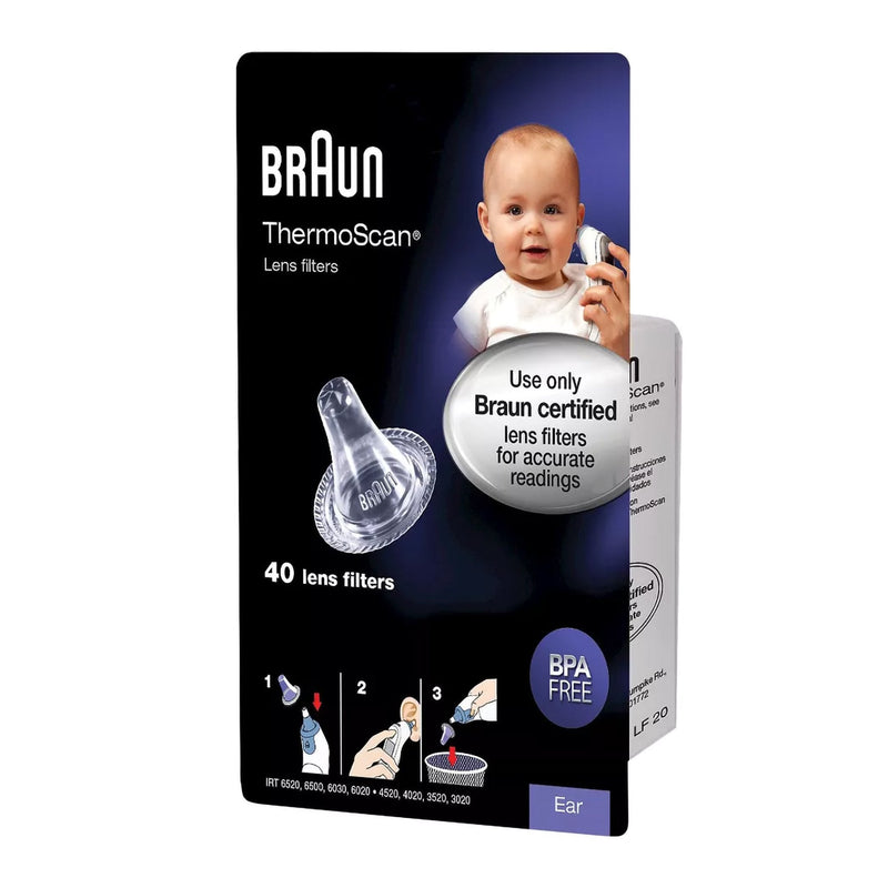 Kaz Inc Lens Filter Braun Thermoscan 40 per Box For Ear Thermometer 