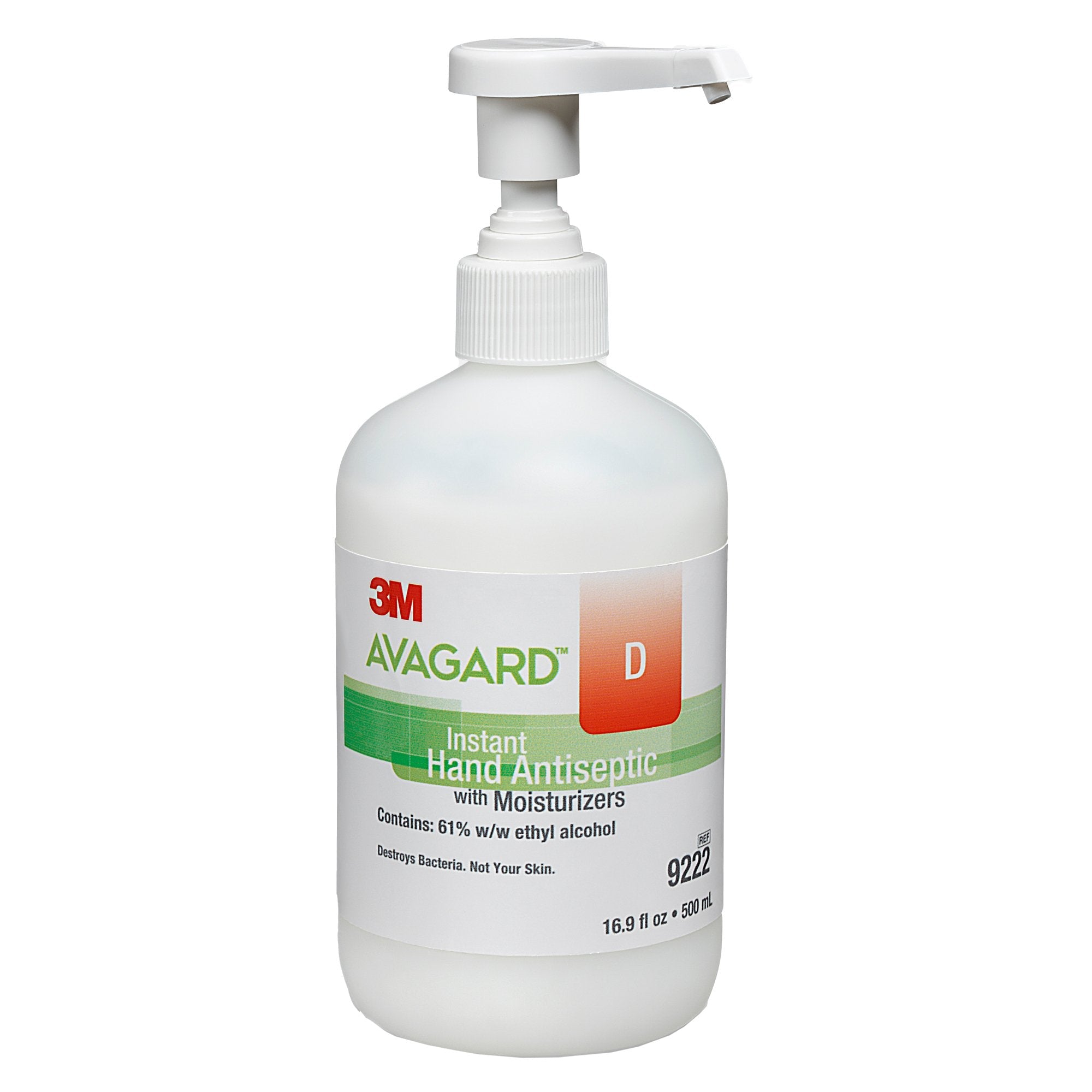 Solventum Corporation 3M Avagard D Hand Antiseptic, 16 oz, Pump Bottle (12/CS) 