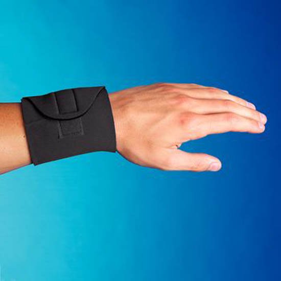 Wrist Support Sammons Preston Universal Wraparound / Wristlet Neoprene / Nylon Left or Right Wrist Black One Size Fits Most 