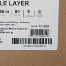 McKesson Single Layer Sterilization Wrap, 36 x 36 Inch (5/CS)