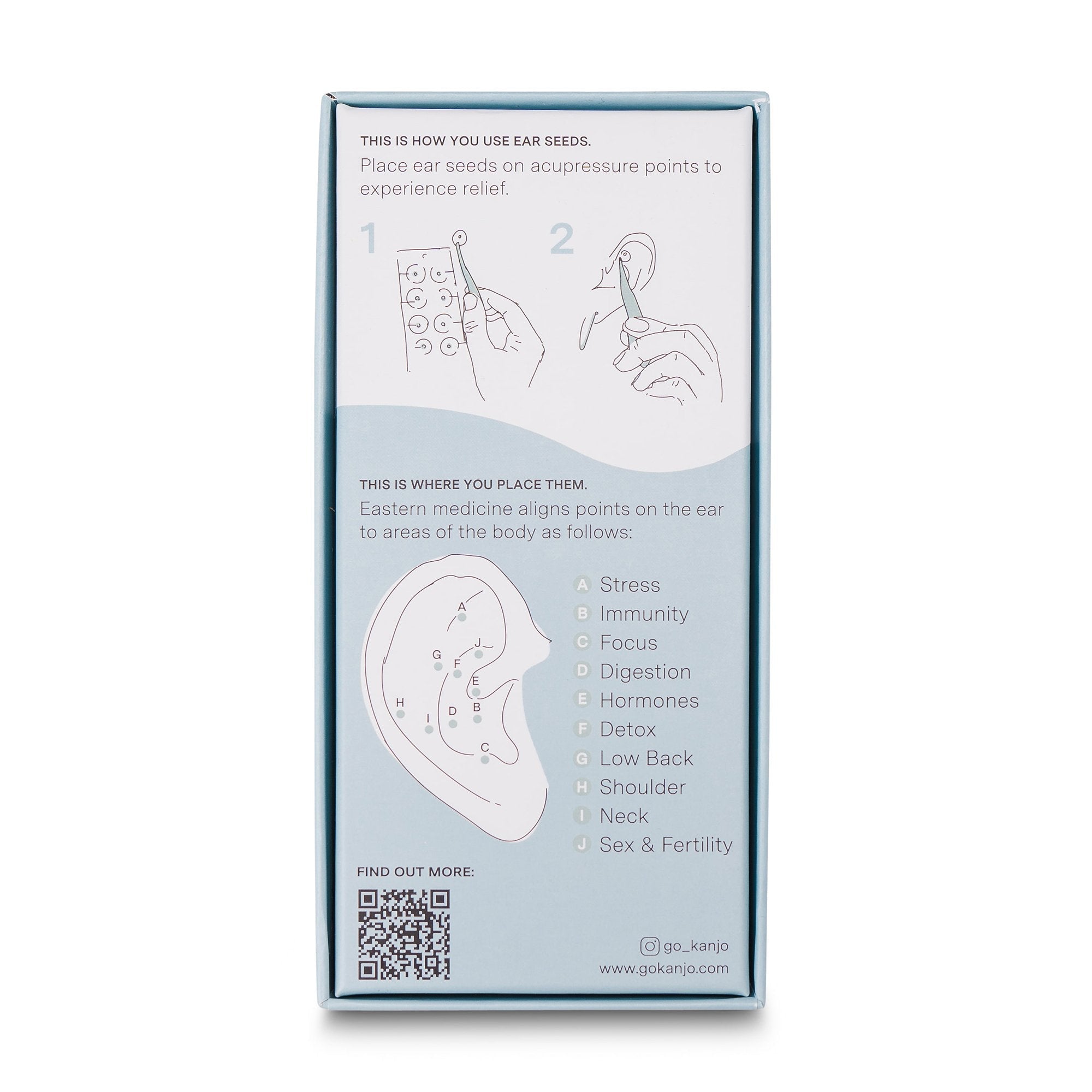 Acutens Inc Kanjo Acupressure Ear Seeds (20/CS) 