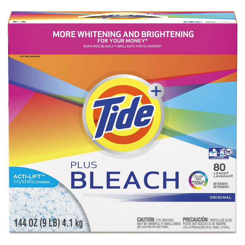 Tide Plus Bleach Powder Laundry Detergent (Case of 2 Gallons)
