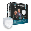 Attends Premier Underwear, Heavy Absorbency, Large, 44 to 58 Inch Waist/Hip (Case of 56)
