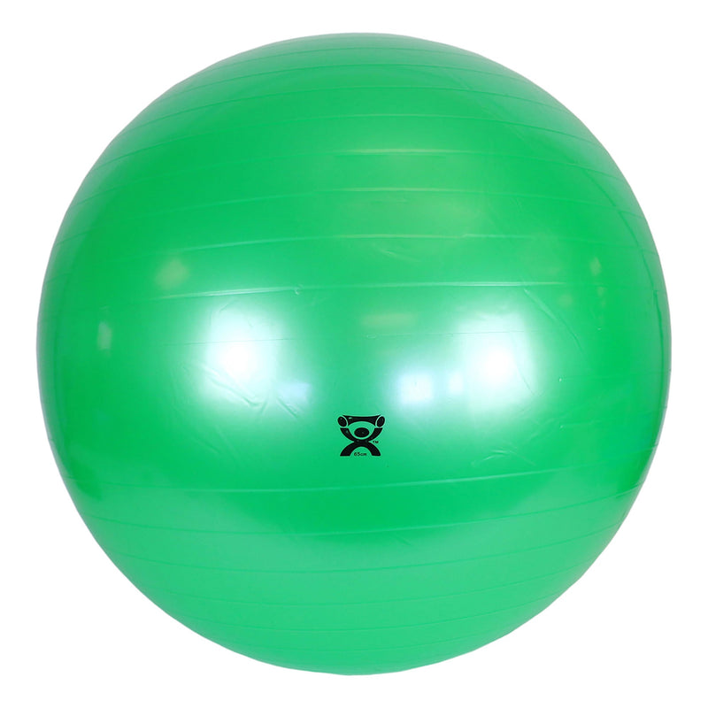 CanDo Inflatable Exercise Ball, Green, 26 Inches