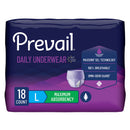 Prevail for Women Daily Absorbent Underwear, Large, Heavy Absorbency (Case of 72)