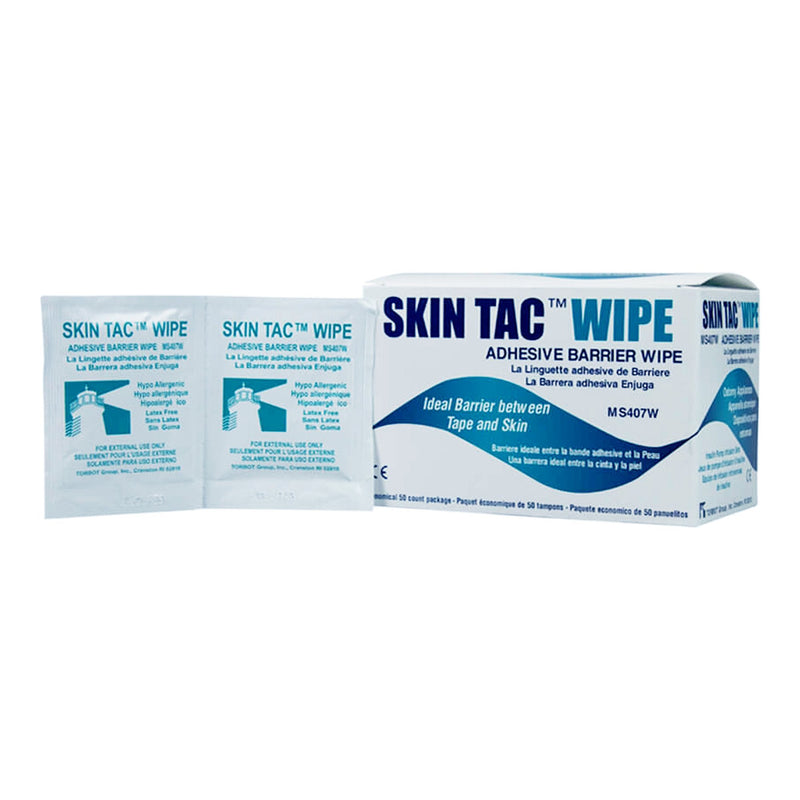 Torbot Group Skin Tac Skin Barrier Wipe, 2 x 2 Inch (50/BX) 