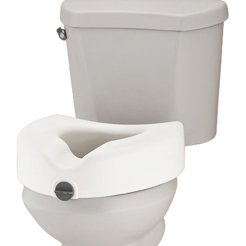 Nova Locking Raised Toilet Seat, 5 Inch Height