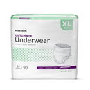 McKesson Ultimate Heavy Absorbency Incontinence Underwear, Extra Large (Case of 56)