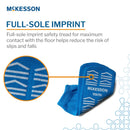McKesson Slipper Socks, Single Tread, Youth Size, Light Blue (Case of 48 Pairs)