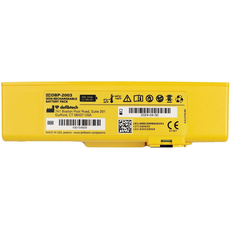 Defibtech DDU-2000 Series Battery Pack  Standard
