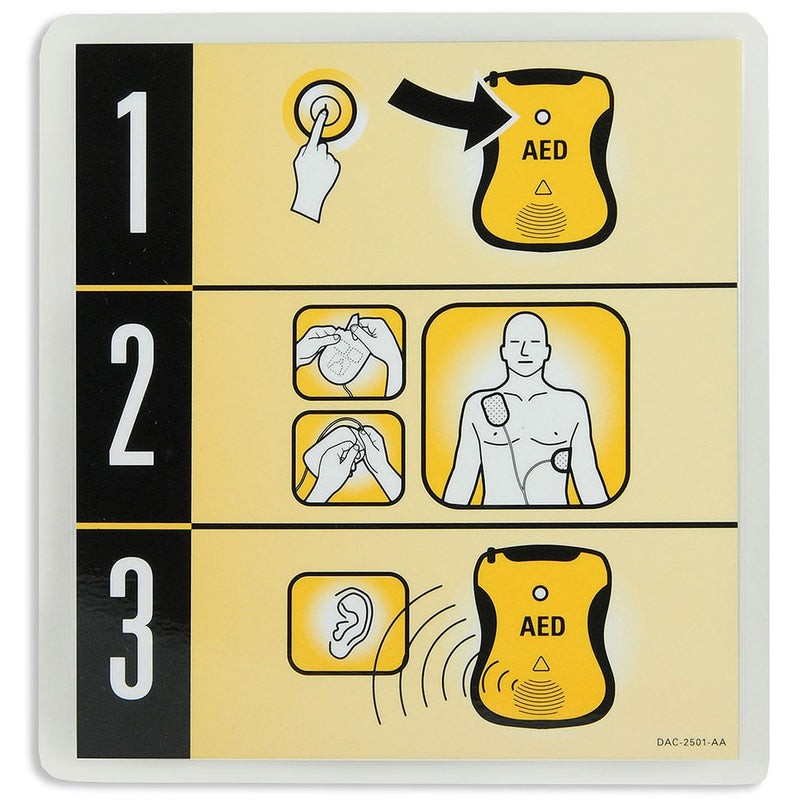 Defibtech Quick Start Card  For Lifeline DDU-2000 Series VIEW/PRO/ECG AEDs