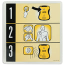 Defibtech Quick Start Card  For Lifeline DDU-2000 Series VIEW/PRO/ECG AEDs