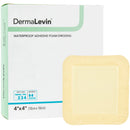 DermaRite DermaLevin Waterproof Adhesive Foam Dressing - 4" x 4"