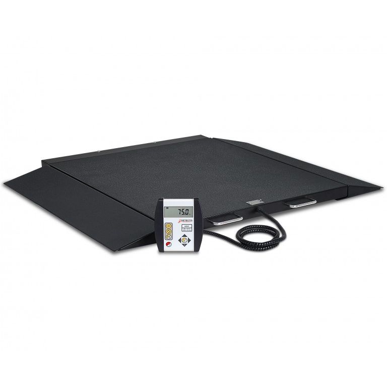 Detecto 6400 Portable Wheelchair Scale - Side View