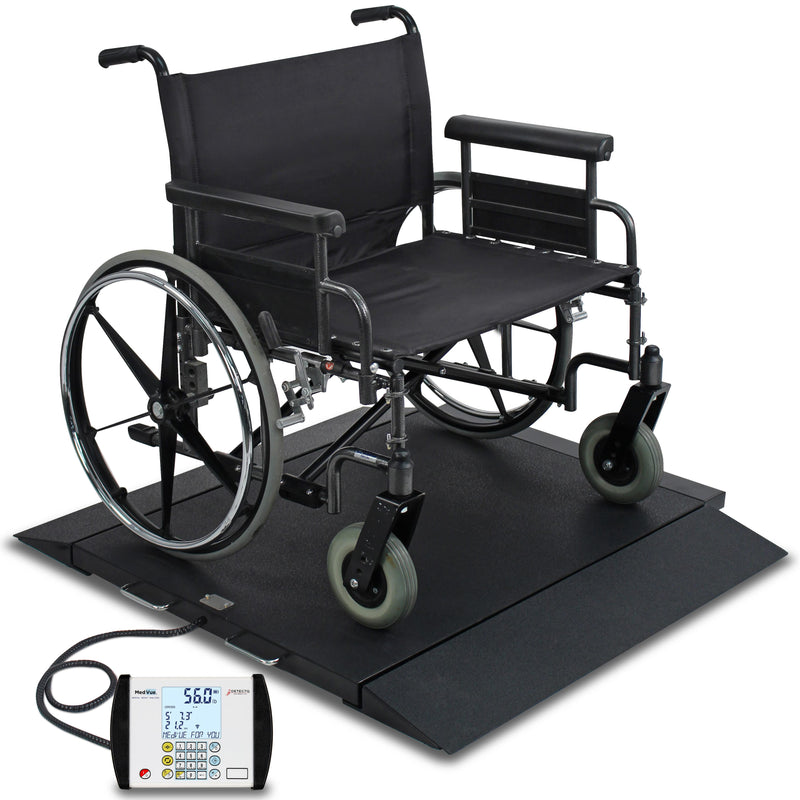 Detecto Digital Portable Bariatric Wheelchair Scale 