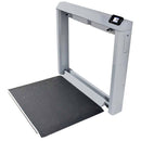 Detecto Digital Wall Mount Fold-Up Wheelchair Scale - Side