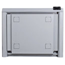 Detecto Digital Wall Mount Fold-Up Wheelchair Scale - Folded Up