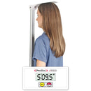 Detecto Digital Wall Mount Height Rod in use