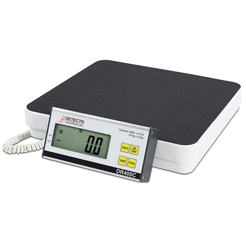 Detecto DR Series Portable Digital Floor Scale - DR400C