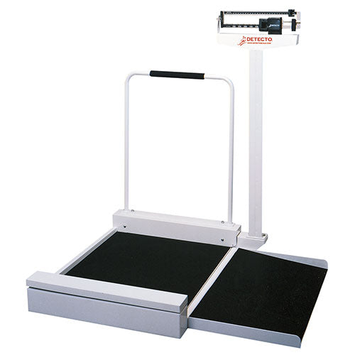 Detecto Heavy-Duty Stationary Mechanical Wheelchair Scale