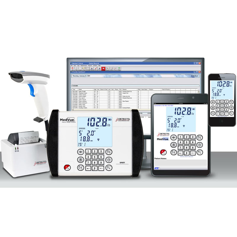 Detecto MedVue Medical Weight Analyzer 