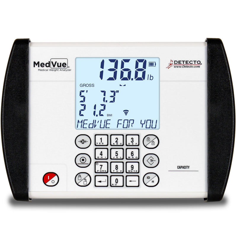 Detecto MedVue Medical Weight Analyzer  Imperial/USA - Standard (No WiFi/Bluetooth)