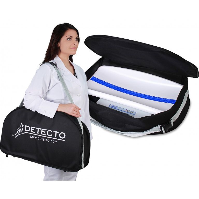 Detecto Mother-Baby Scale Case in use