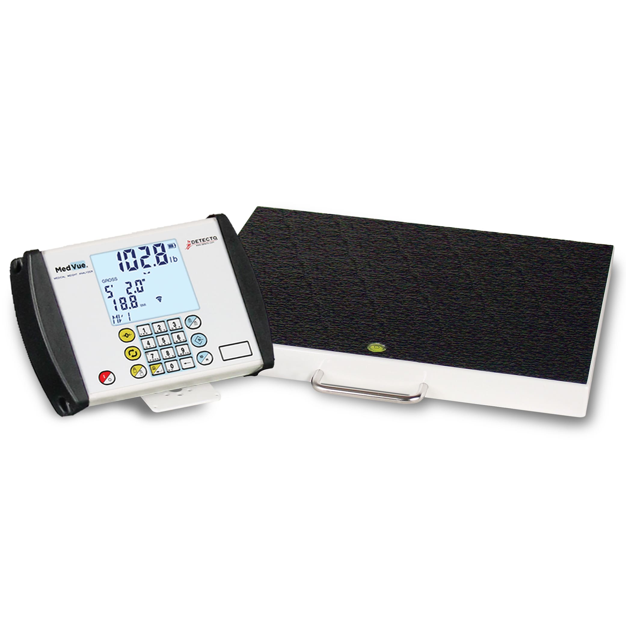 Detecto Portable Low-Profile Home Healthcare Scale
