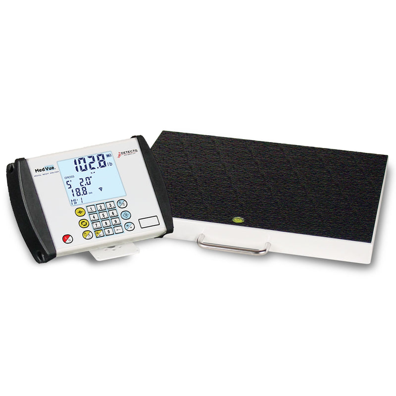 Detecto Portable Low-Profile Home Healthcare Scale