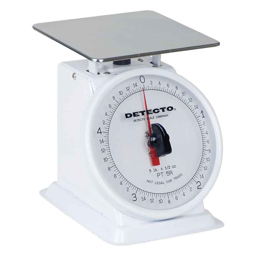 Detecto PT Series Top Loading Dial Scale - Baked Enamel