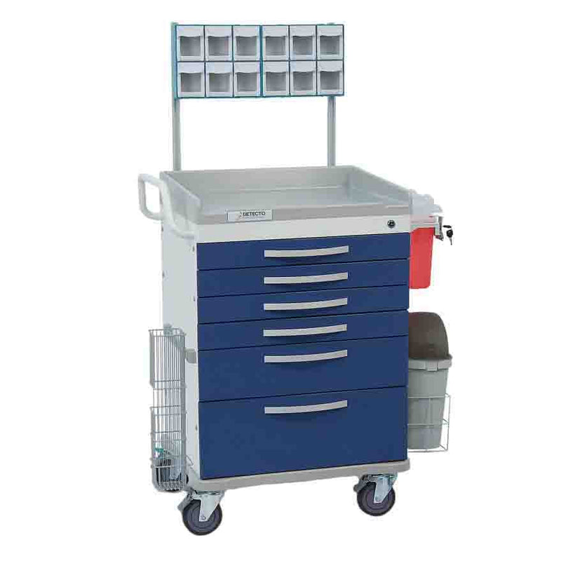Detecto Rescue Series Loaded Anesthesiology Medical Cart  6