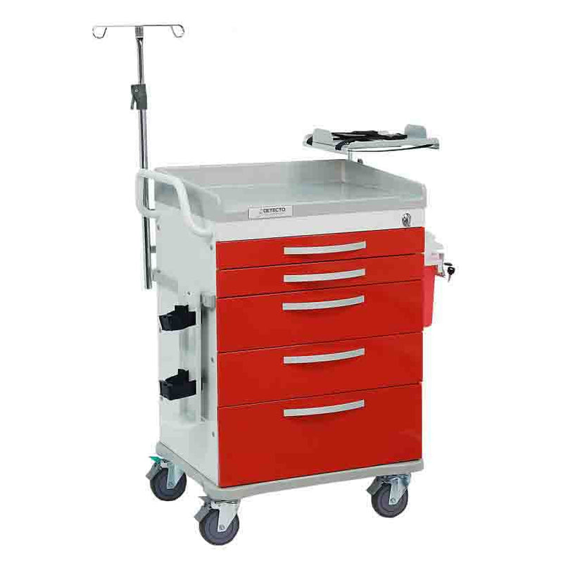 Detecto Rescue Series Loaded ER Medical Cart  6
