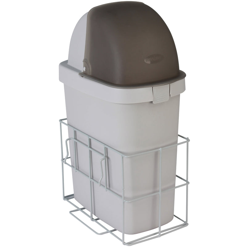 Detecto Rescue Series Waste Bin with Accessory Rail