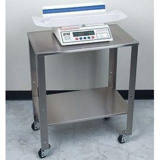 Detecto Rolling Baby Scale Cart with Digital Baby Scale