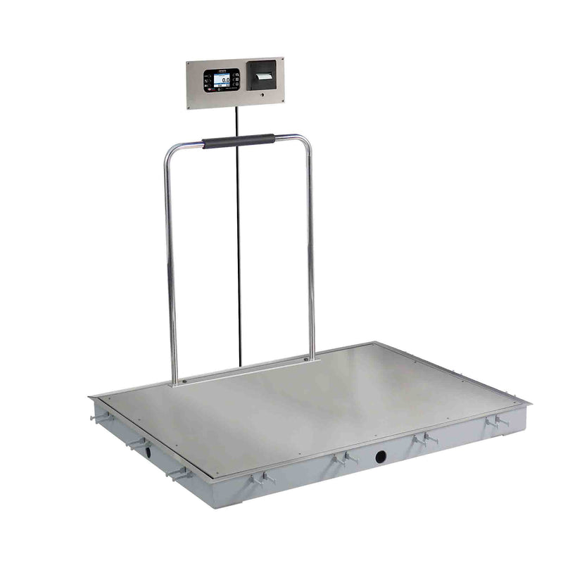 Detecto Solace In-Floor Dialysis Scale System with Handrail