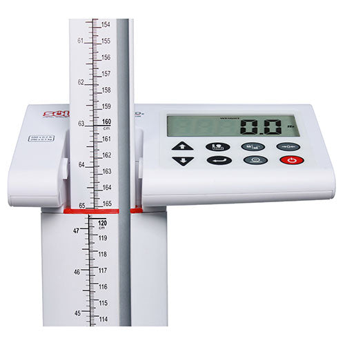 Detecto solo Digital Eye-Level Physician Scale with Height Rod - Display