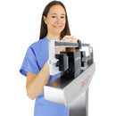 Detecto Stainless Steel Weigh Beam Physician Scale - side