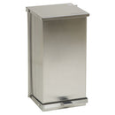 Detecto Step-On Stainless Steel Waste Receptacle 