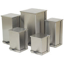 Detecto Step-On Stainless Steel Waste Receptacle  100 quart
