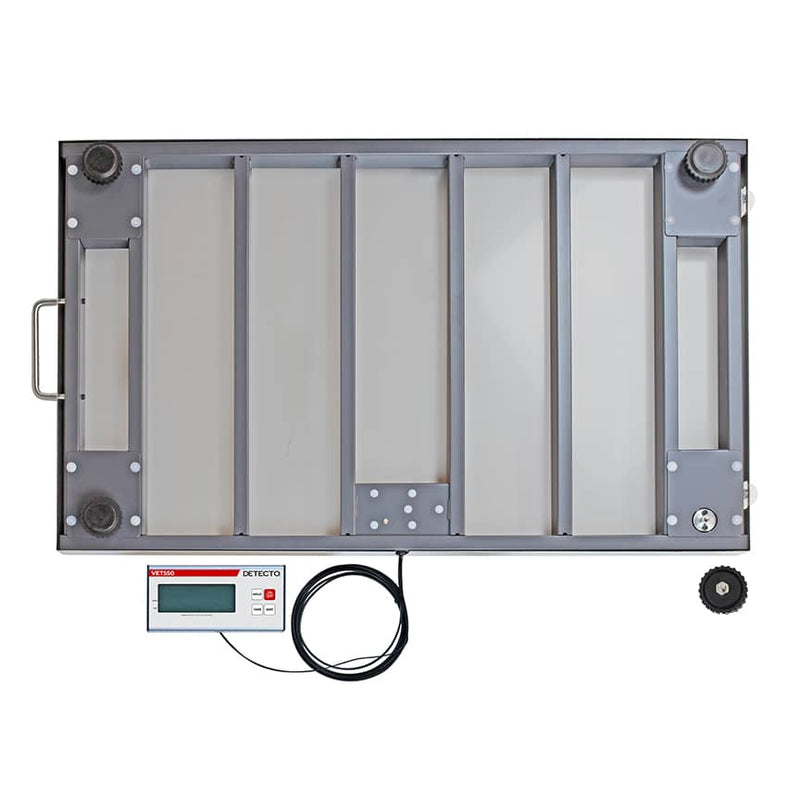 Detecto VET550 Medium-to-Large Size Animal Veterinary Scale Underneath View