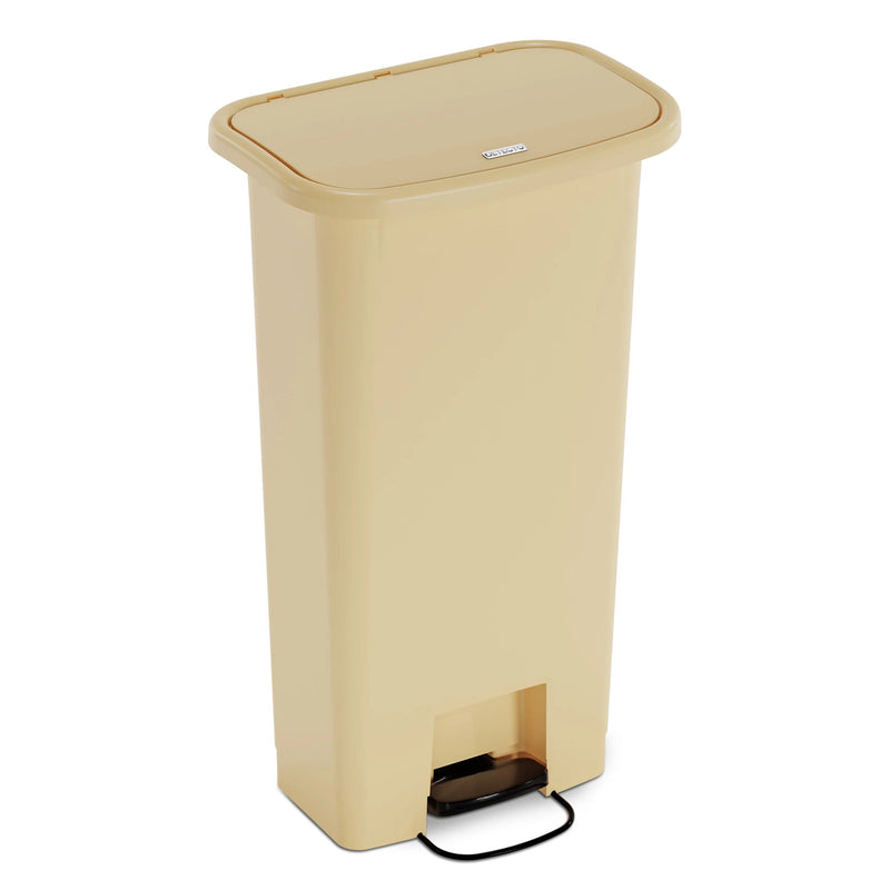 Detecto Waste Mate Receptacle  Receptacle, 13 Gallon, Beige