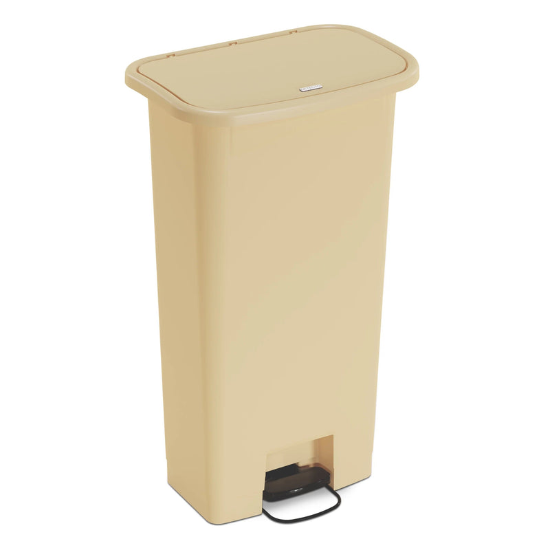 Detecto Waste Mate Receptacle  Receptacle, 24 Gallon, Beige