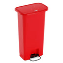 Detecto Waste Mate Receptacle - Receptacle, 13 Gallon, Red