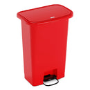 Detecto Waste Mate Receptacle - Receptacle, 18 Gallon, Red