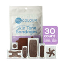 Tru-Colour Products LLC TruColour Dark Brown Adhesive Strips, Assorted Shapes and Sizes (1500/CS) 