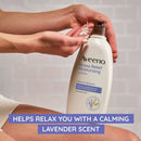 Hand and Body Moisturizer Aveeno Stress Relief 12 oz. Pump Bottle Lavender Scent Lotion (Each) 