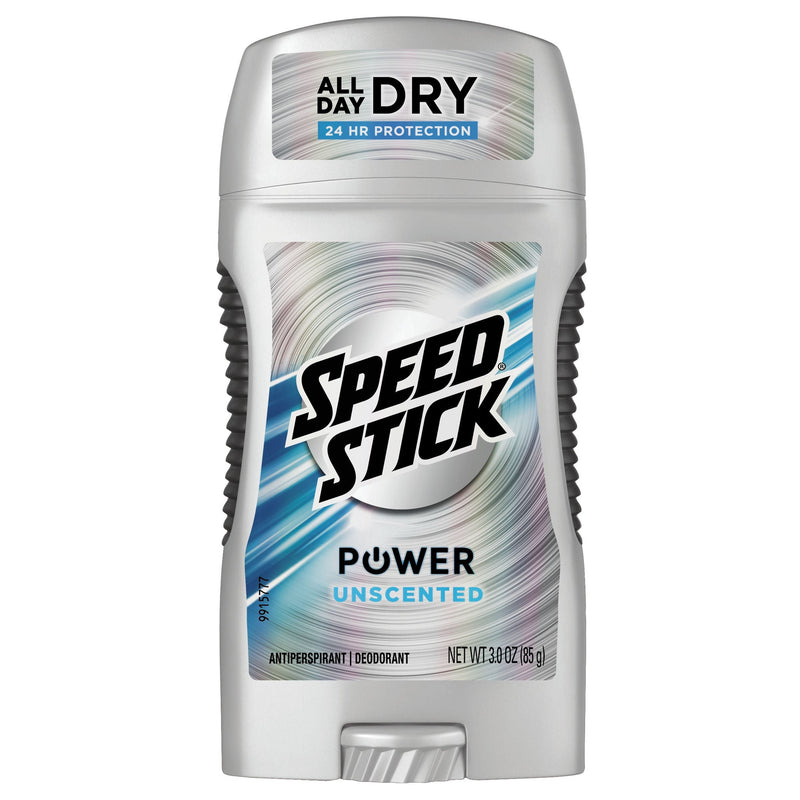 Antiperspirant / Deodorant Speed Stick Power Solid 3 oz. Unscented (Case of 12)